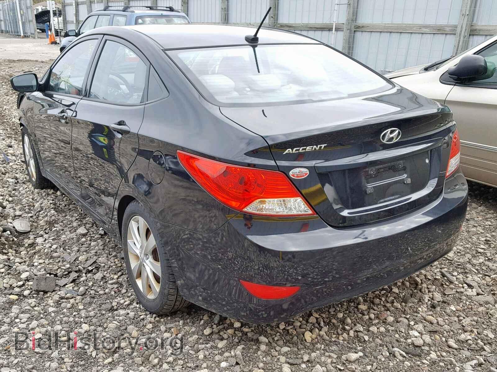 2012 HYUNDAI ACCENT - VIN: KMHCU4AEXCU078460 - Фото 3