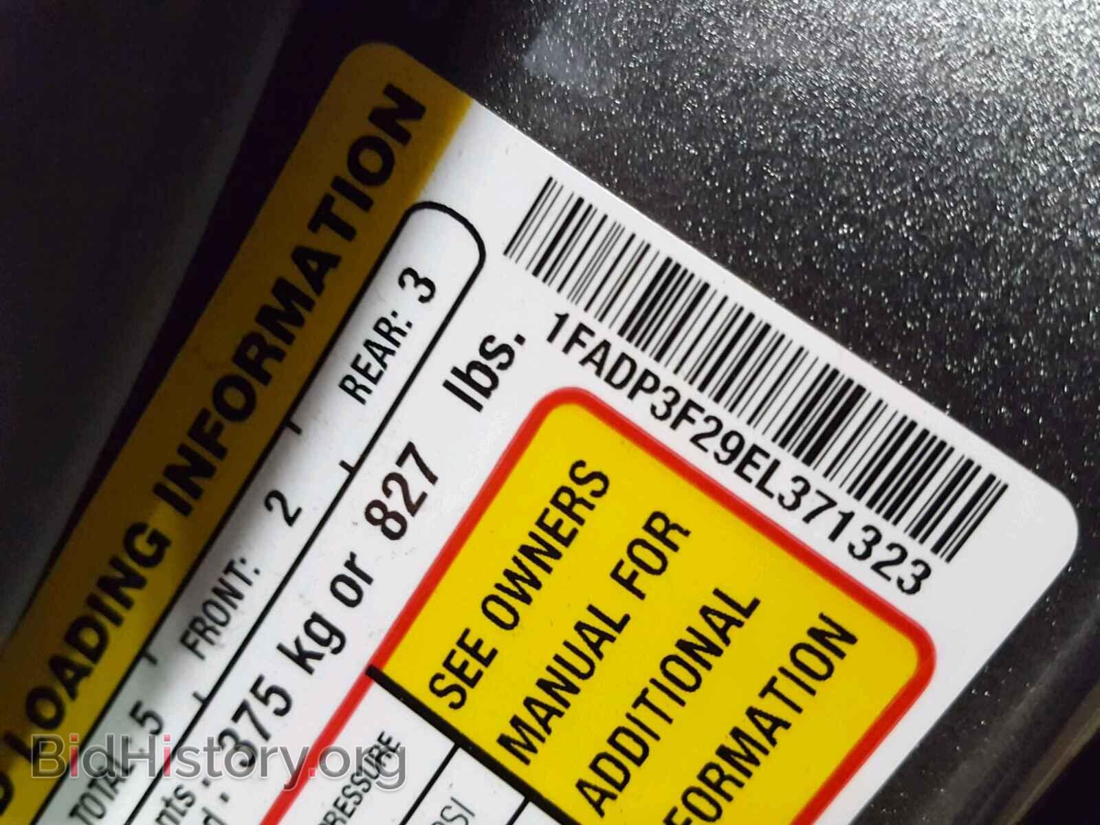 2014 FORD FOCUS - VIN: 1FADP3F29EL371323 - Фото 10