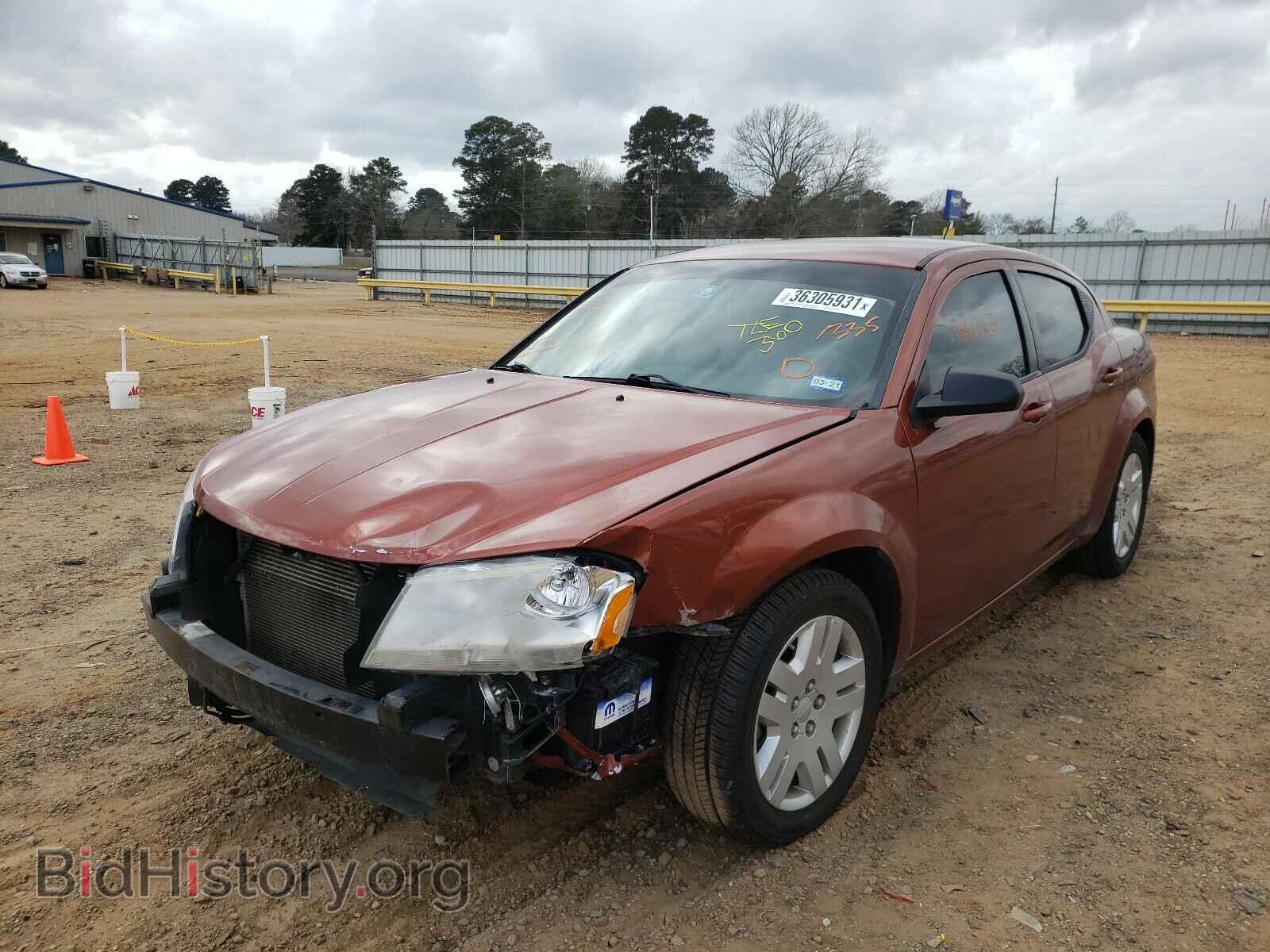 2012 DODGE AVENGER - VIN: 1C3CDZAB3CN221335 - Фото 2