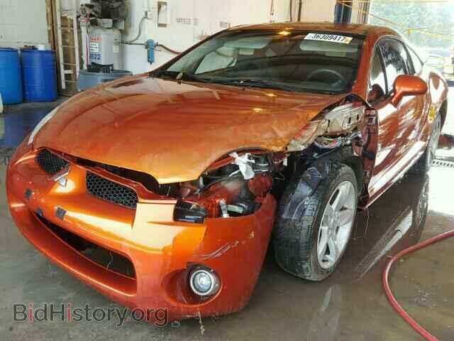 2006 MITSUBISHI ECLIPSE - VIN: 4A3AK34T86E032840 - Фото 2
