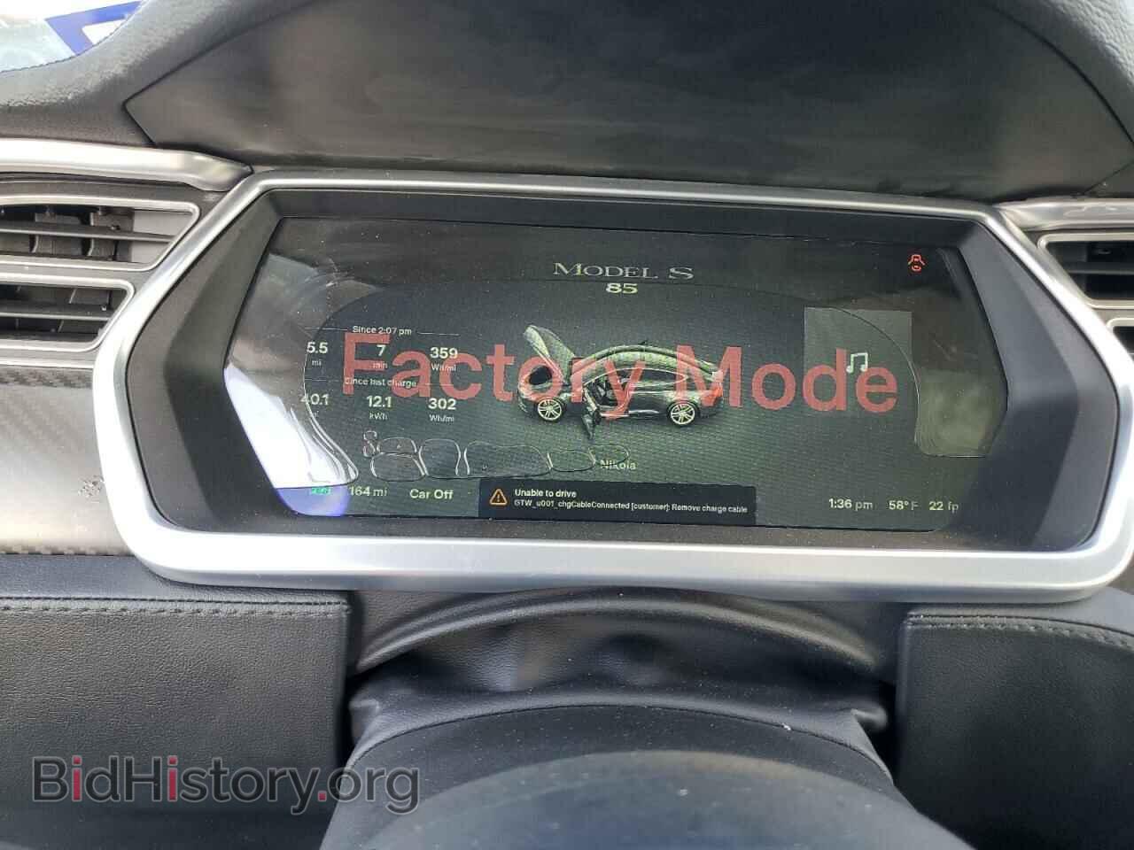 2014 TESLA MODEL S - VIN: 5YJSA1H1XEFP36042 - Photo 9
