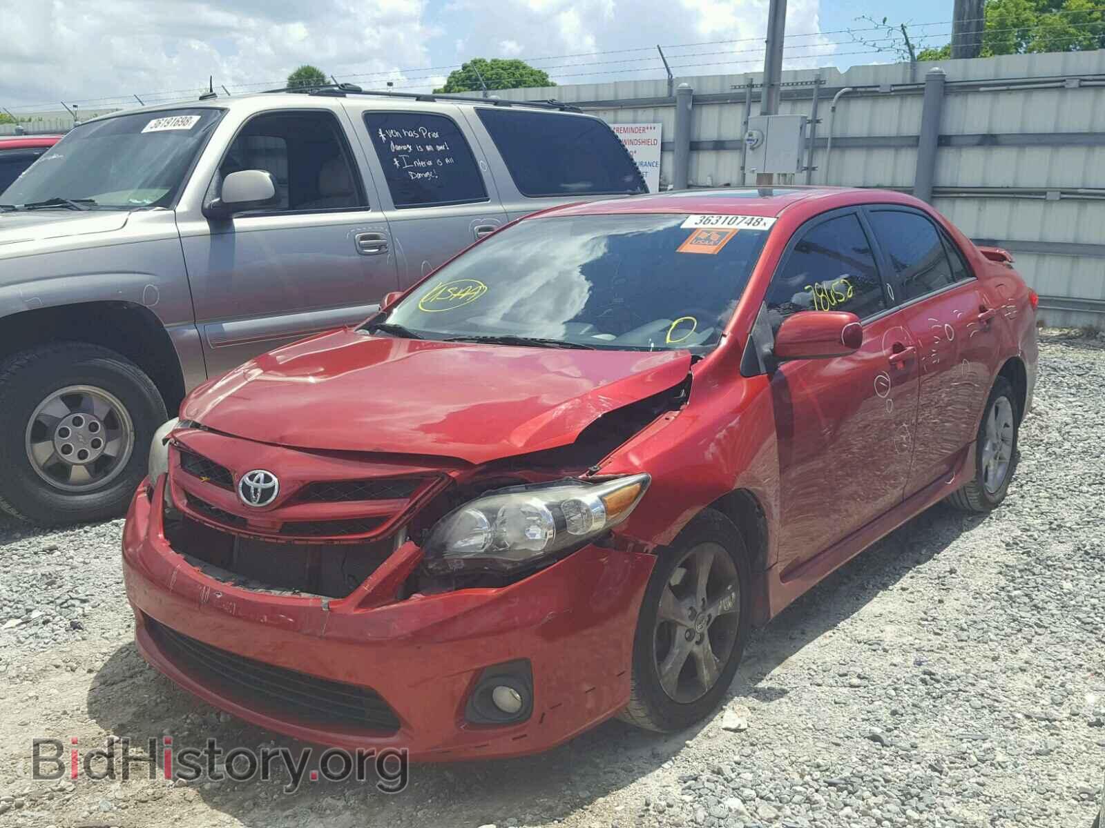 2012 TOYOTA COROLLA BA - VIN: 5YFBU4EE9CP032691 - Фото 2