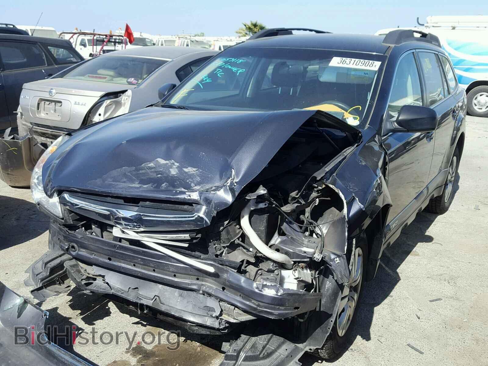2011 SUBARU OUTBACK - VIN: 4S4BRBAC6B3409927 - Фото 2