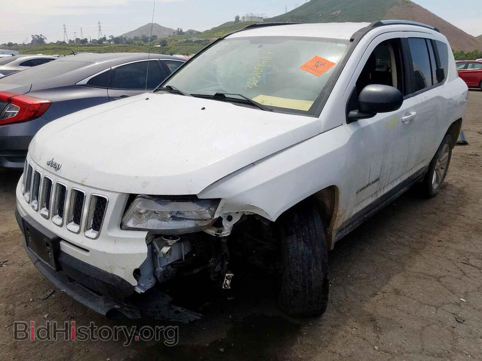 2012 JEEP COMPASS - VIN: 1C4NJDBB9CD576210 - Фото 2