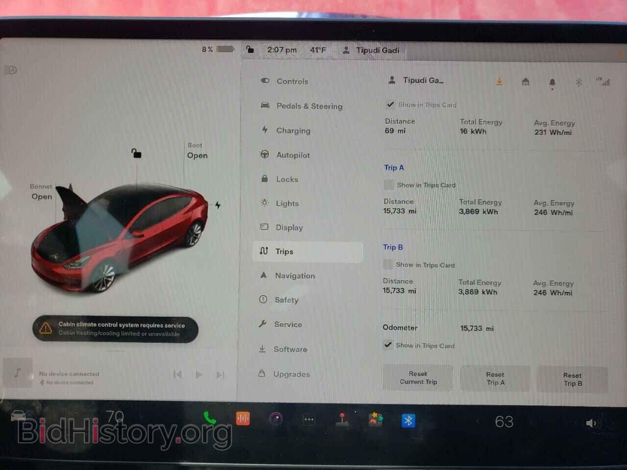2022 TESLA MODEL 3 - VIN: 5YJ3E1EA1NF290375 - Photo 9