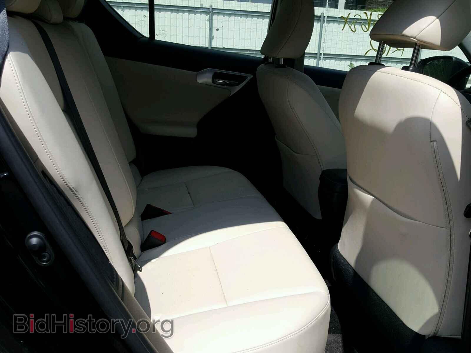 2012 LEXUS CT 200 - VIN: JTHKD5BH1C2109216 - Фото 6