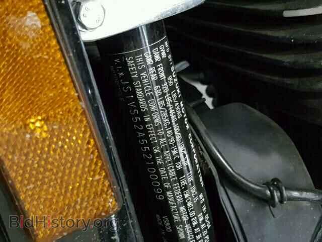 2005 SUZUKI CYCLE VS - VIN: JS1VS52A552100099 - Photo 10