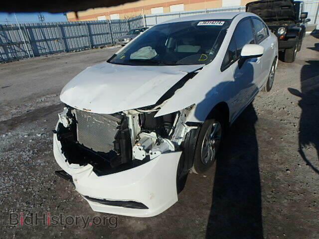 2014 HONDA CIVIC - VIN: 2HGFB2F49EH022366 - Фото 2