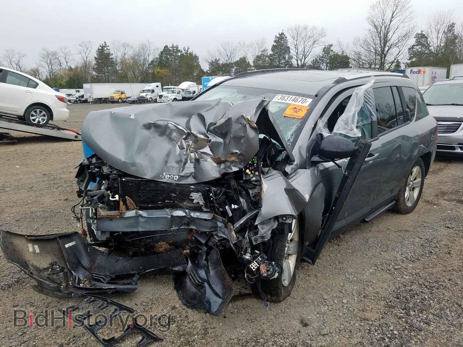 2012 JEEP COMPASS - VIN: 1C4NJDEB8CD655914 - Фото 2