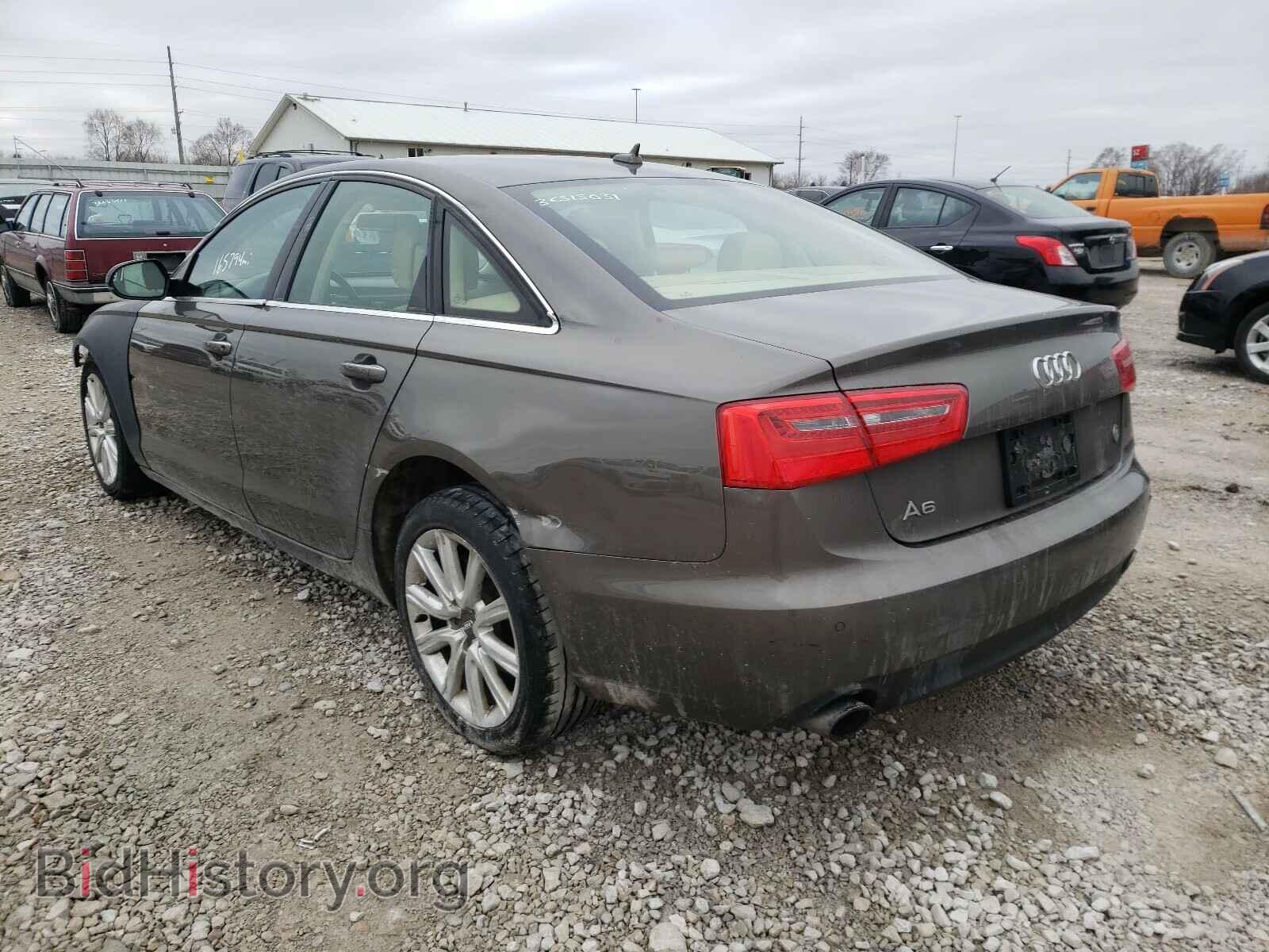 2013 AUDI A6 - VIN: WAUGFAFC5DN107264 - Фото 3