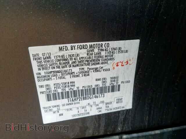 2013 FORD TAURUS - VIN: 1FAHP2E88DG146173 - Photo 10