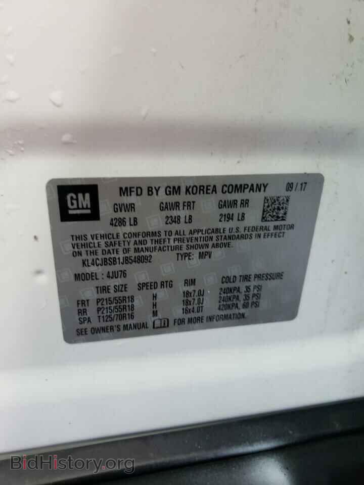 2018 BUICK ENCORE - VIN: KL4CJBSB1JB548092 - Photo 12