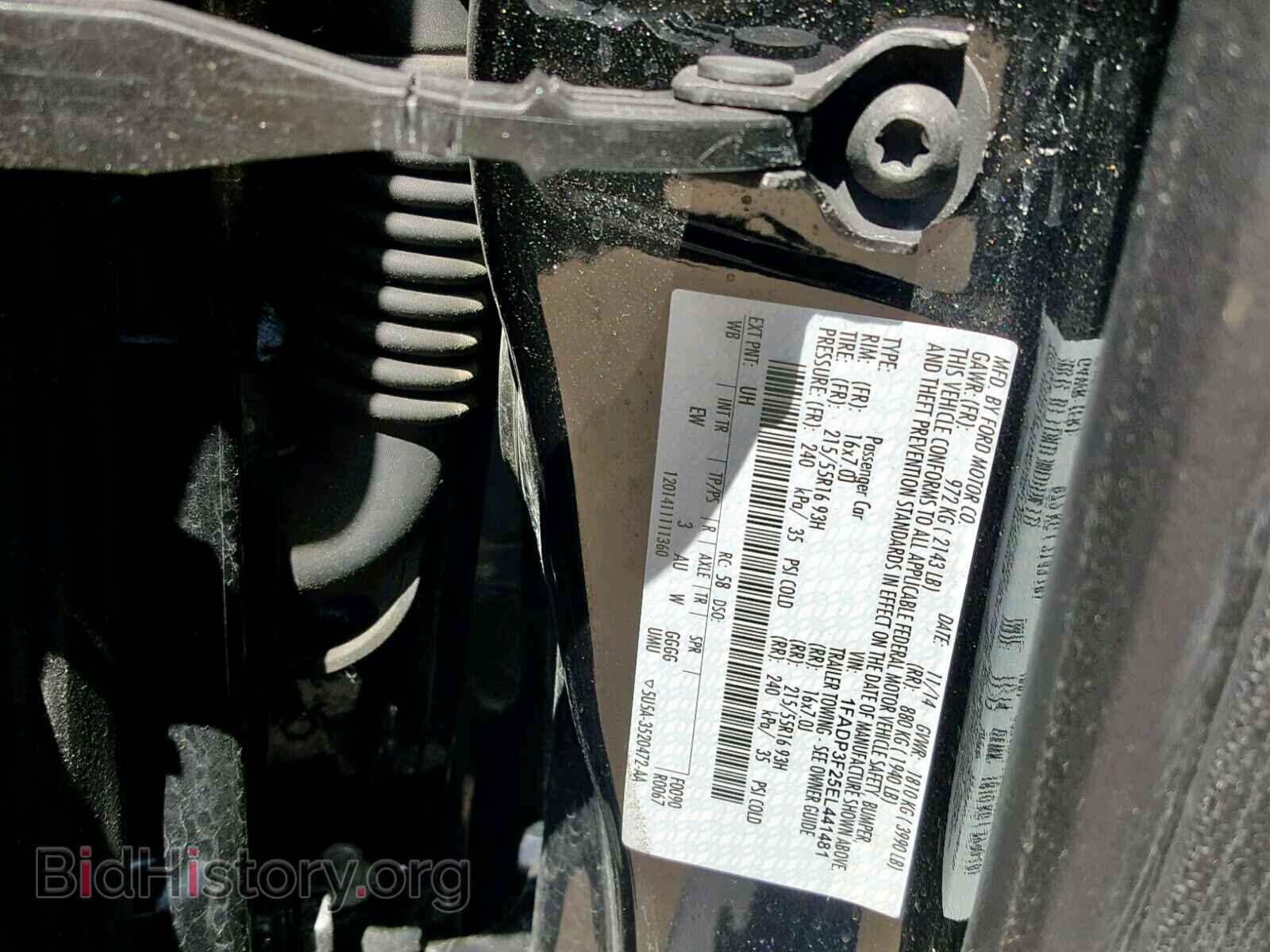 2014 FORD FOCUS SE - VIN: 1FADP3F25EL441481 - Фото 10
