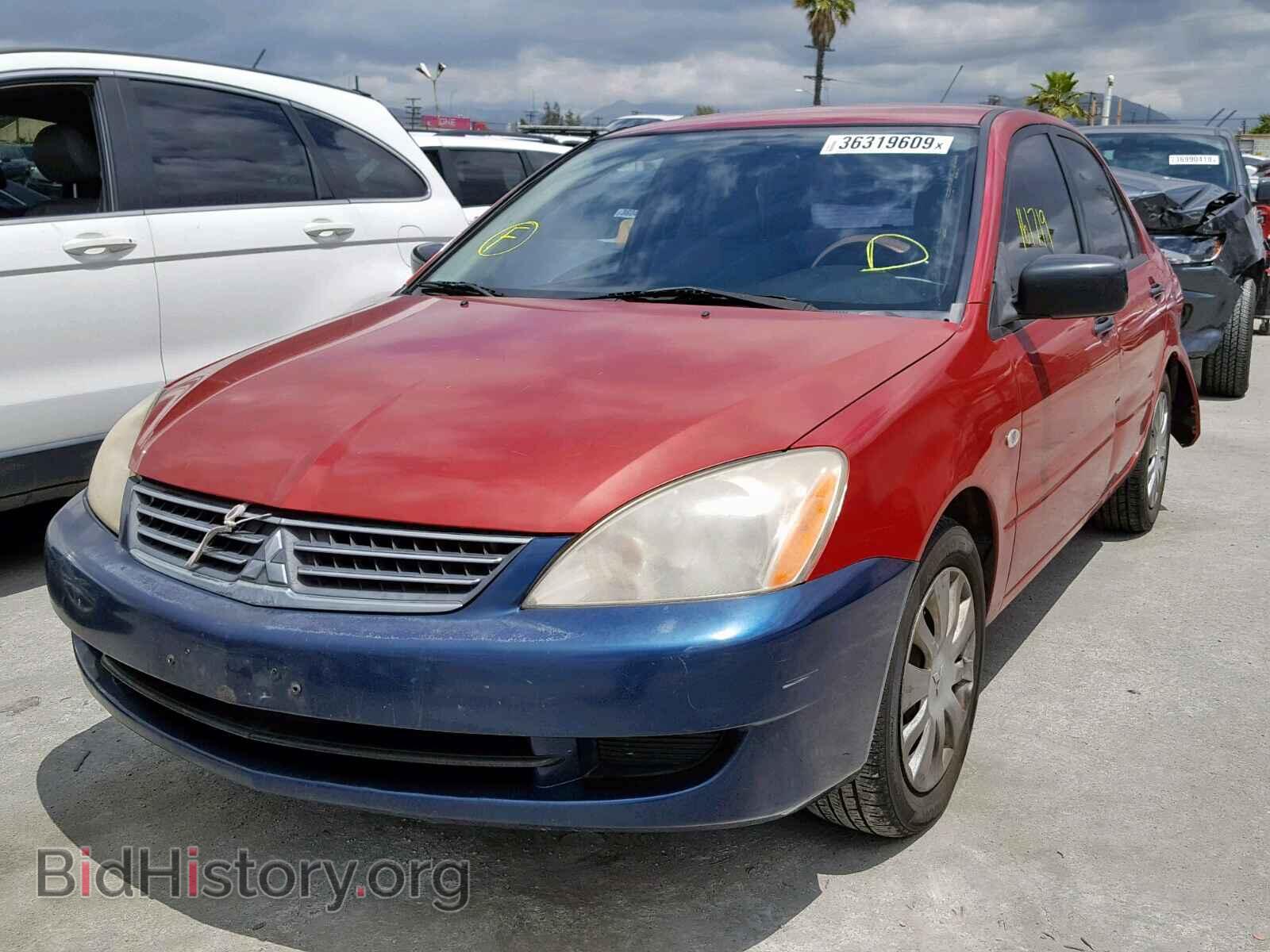 2006 MITSUBISHI LANCER - VIN: JA3AJ26E76U057845 - Фото 2