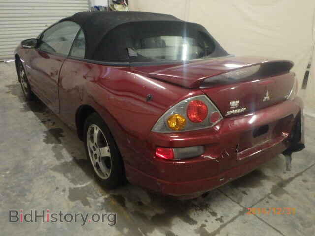 2003 MITSUBISHI ECLIPSE - VIN: 4A3AE45G53E096523 - Фото 3