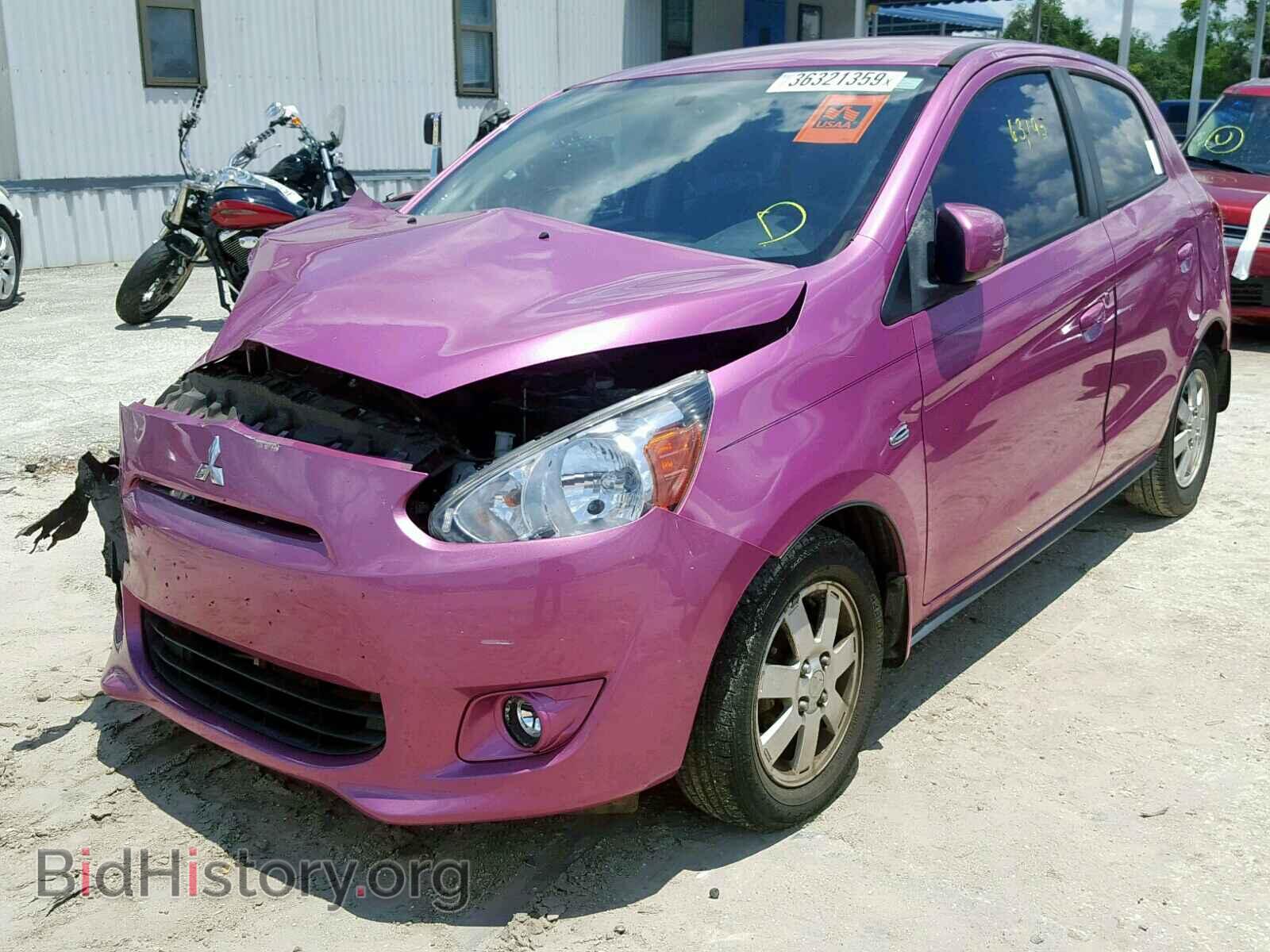 2015 MITSUBISHI MIRAGE - VIN: ML32A4HJ7FH034251 - Фото 2