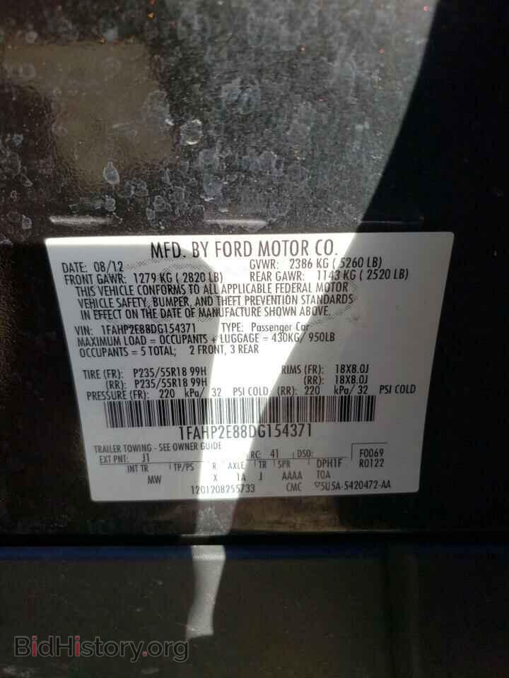 2013 FORD TAURUS - VIN: 1FAHP2E88DG154371 - Photo 10