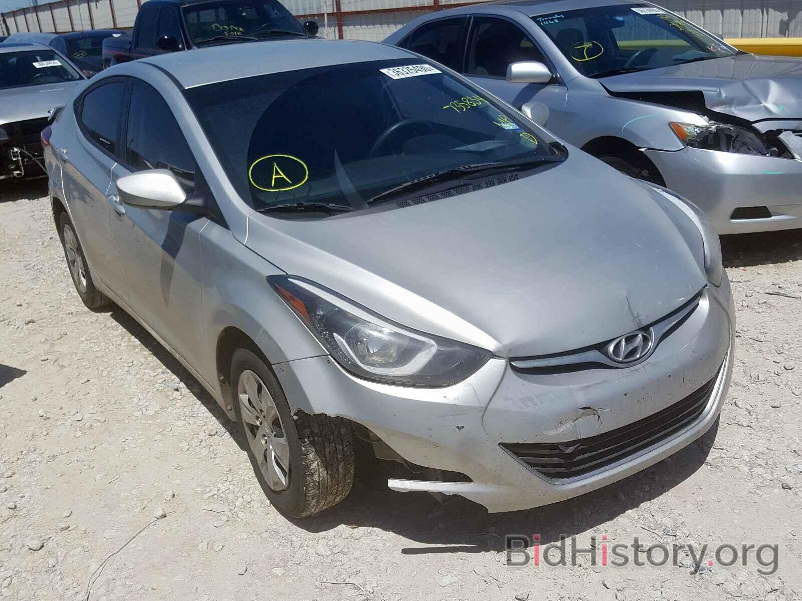 Photo 5NPDH4AE6GH735834 - HYUNDAI ELANTRA 2016