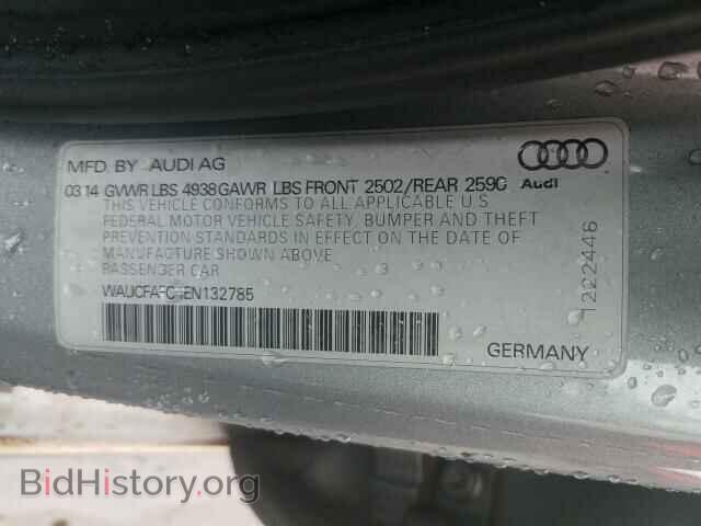 2014 AUDI A6 - VIN: WAUCFAFC4EN132785 - Фото 10