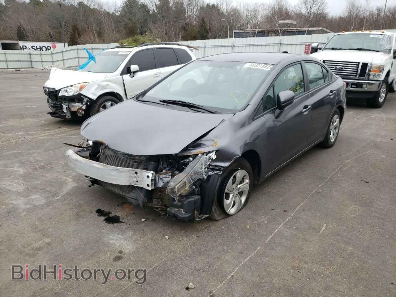 2014 HONDA CIVIC - VIN: 2HGFB2F55EH548986 - Фото 2