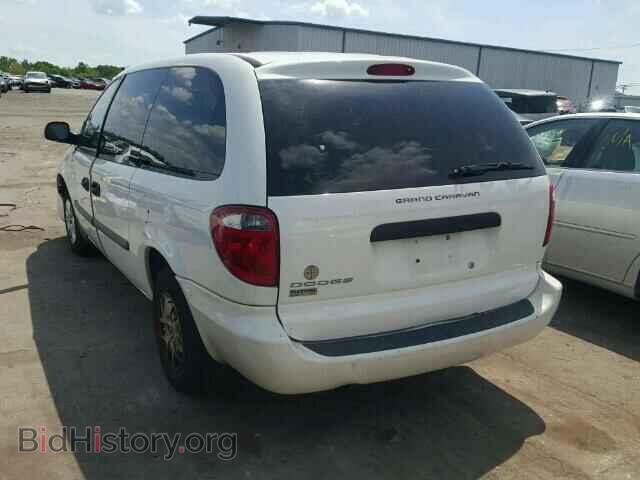 2007 DODGE CARAVAN - VIN: 1D4GP24E27B141665 - Фото 3