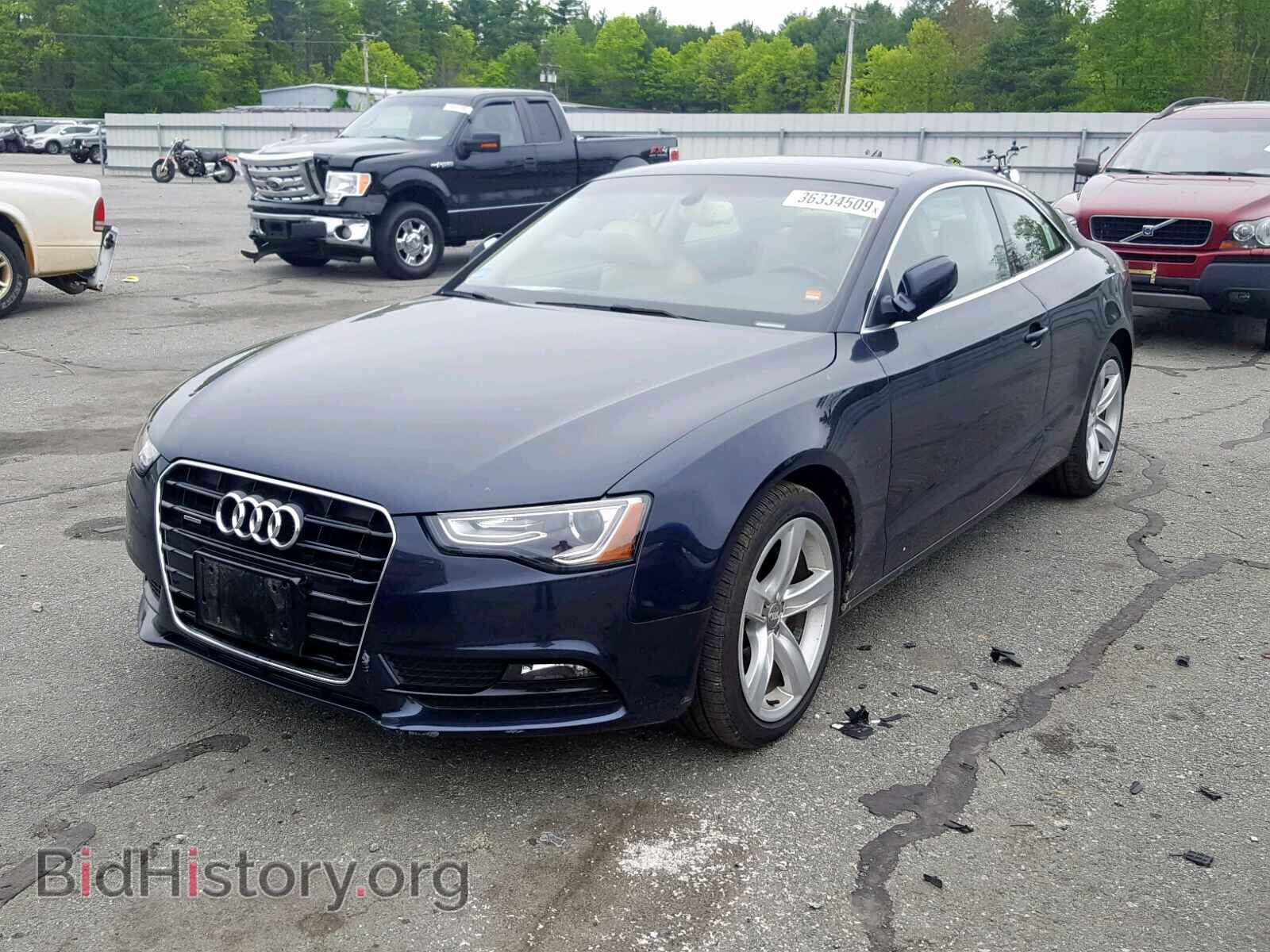 2014 AUDI A5 PREMIUM - VIN: WAULFAFR7EA013799 - Photo 2