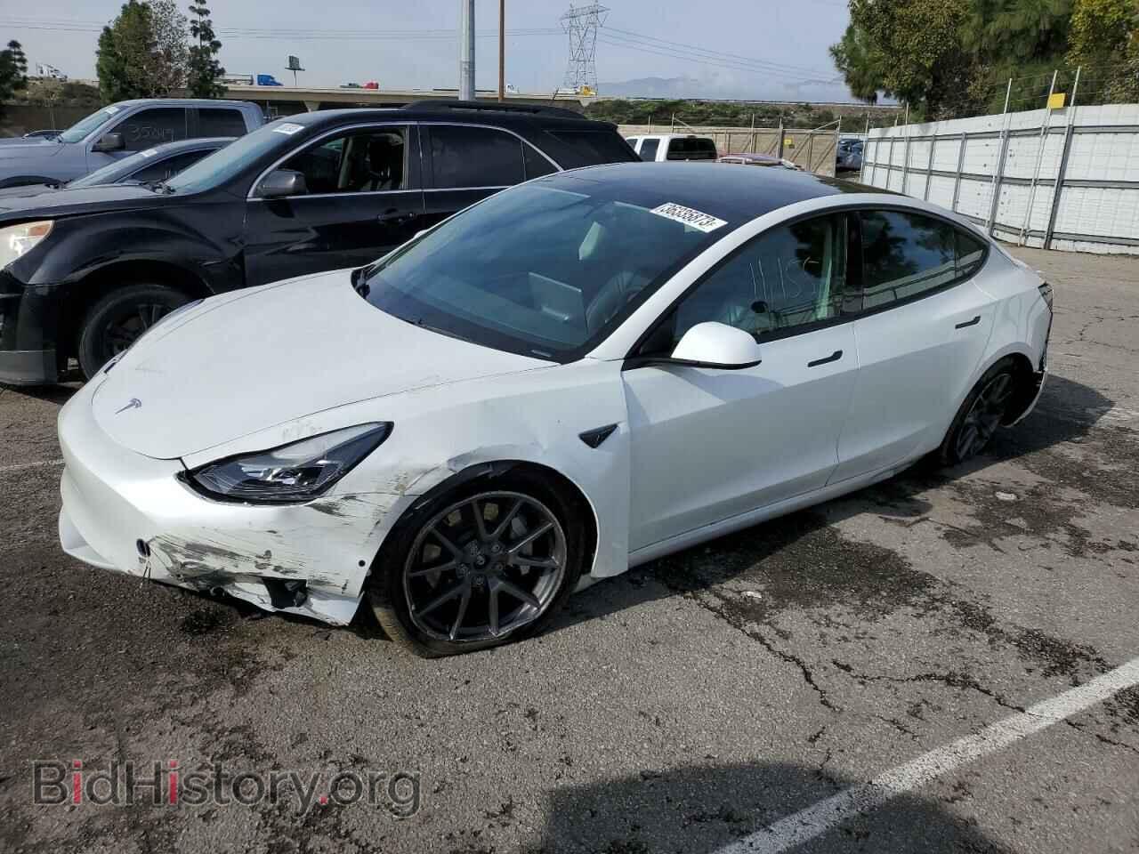 Photo 5YJ3E1EB7MF067460 - TESLA MODEL 3 2021