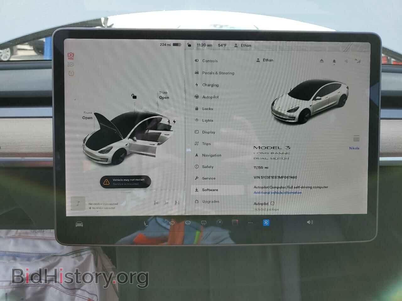 2021 TESLA MODEL 3 - VIN: 5YJ3E1EB7MF067460 - Фото 9