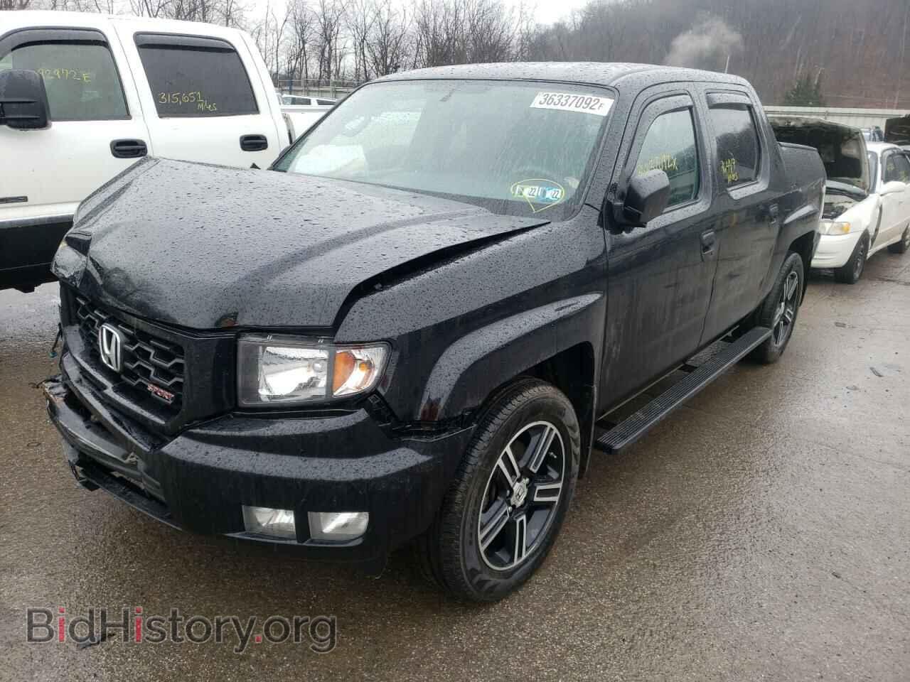 2014 HONDA RIDGELINE - VIN: 5FPYK1F70EB011832 - Фото 2