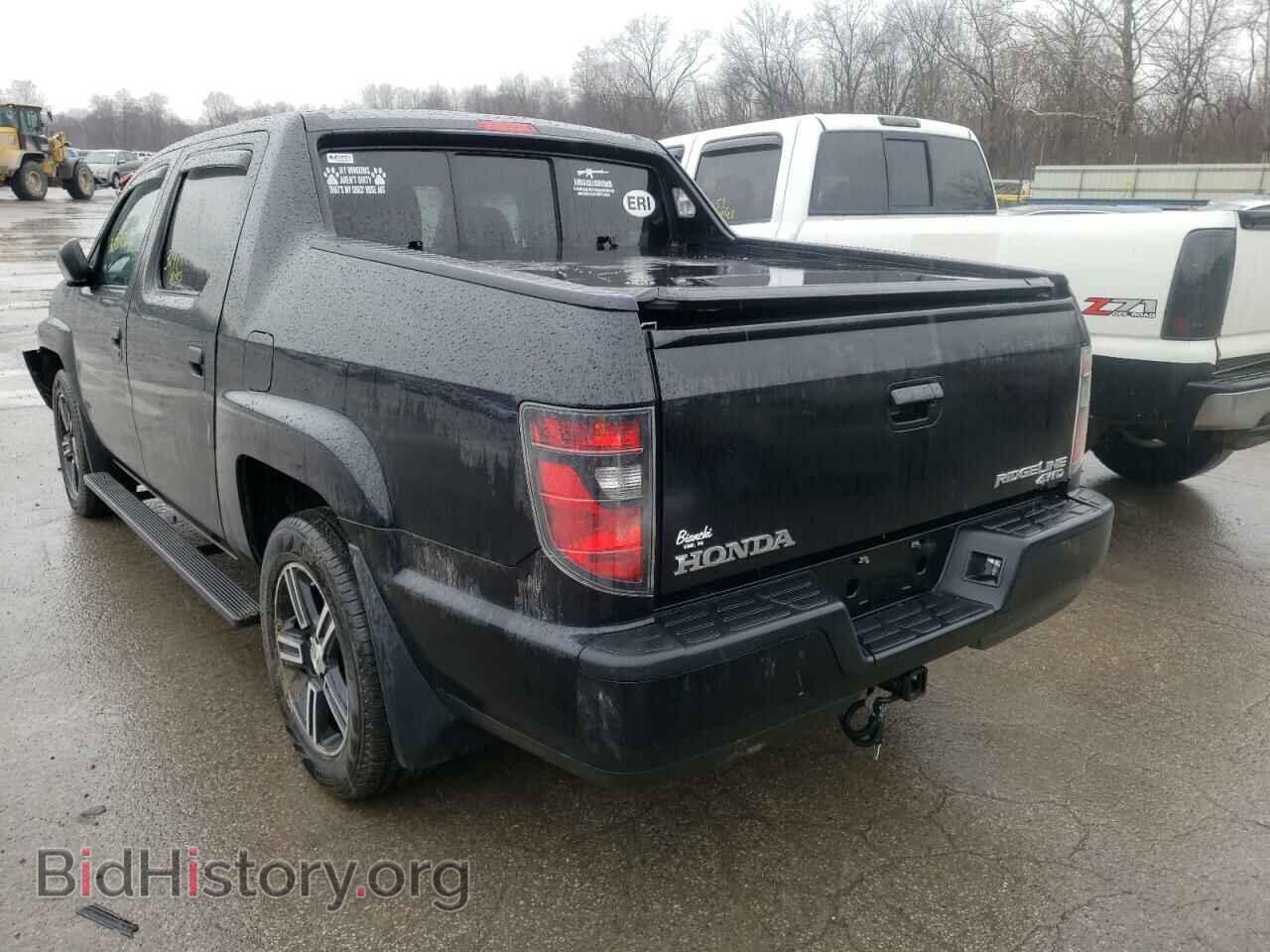 2014 HONDA RIDGELINE - VIN: 5FPYK1F70EB011832 - Фото 3