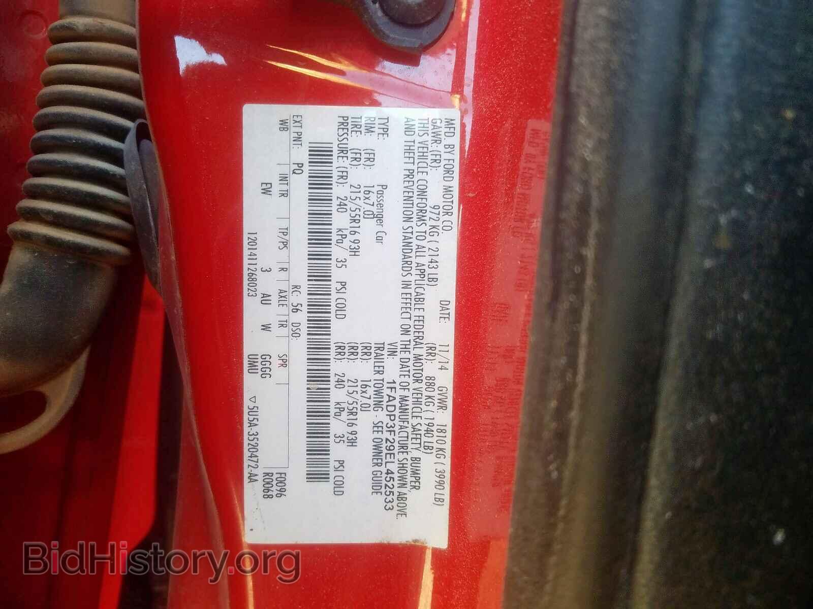 2014 FORD FOCUS - VIN: 1FADP3F29EL452533 - Photo 10
