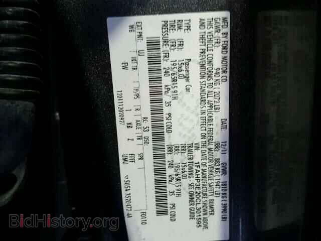 2012 FORD FOCUS - VIN: 1FAHP3E20CL301595 - Photo 10