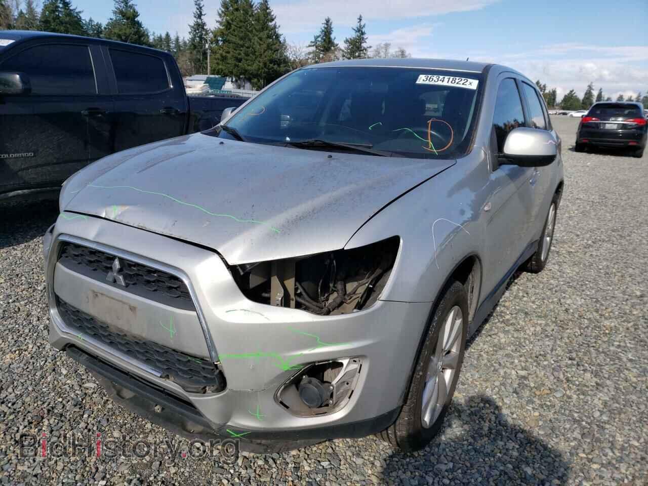 2013 MITSUBISHI OUTLANDER - VIN: 4A4AP3AU7DE017348 - Фото 2