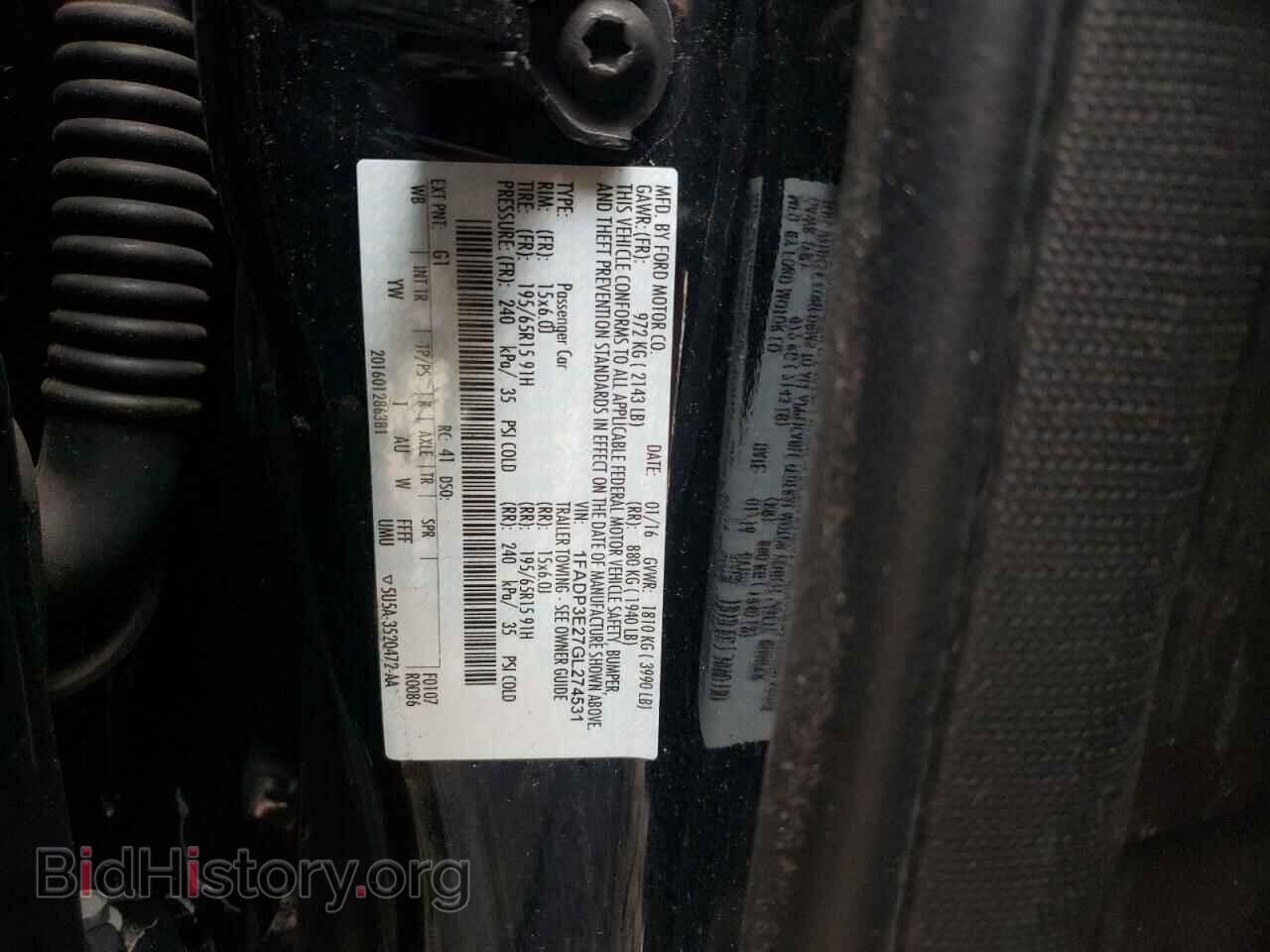 2016 FORD FOCUS - VIN: 1FADP3E27GL274531 - Photo 12