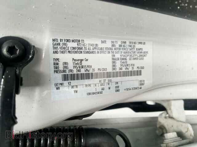 2015 FORD FOCUS - VIN: 1FADP3E27FL286287 - Фото 10