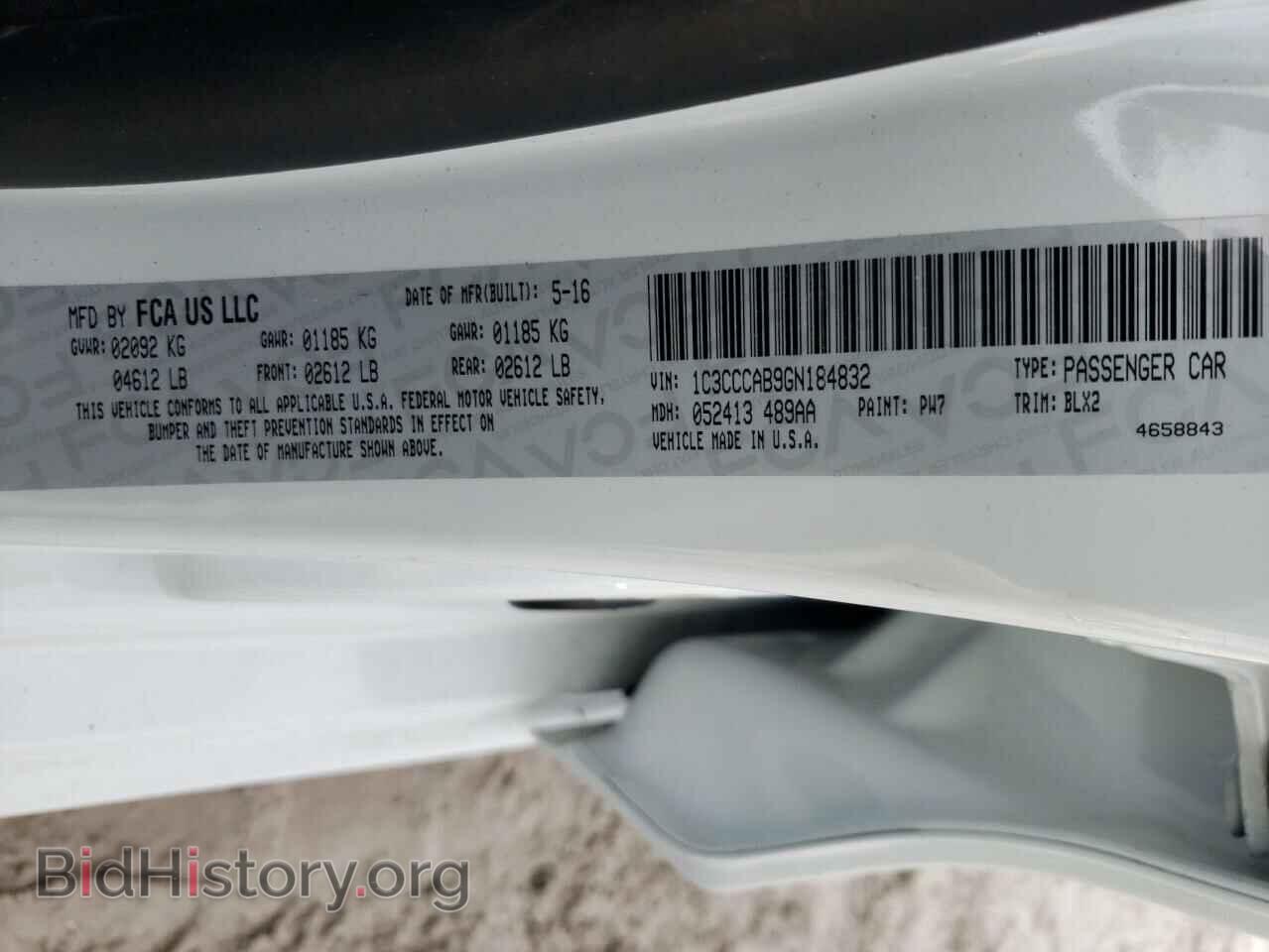 2016 CHRYSLER 200 - VIN: 1C3CCCAB9GN184832 - Photo 10