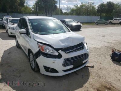 2015 Ford CMAX C-Max Prem, white — VIN 1FADP5CU4FL105775, Copart