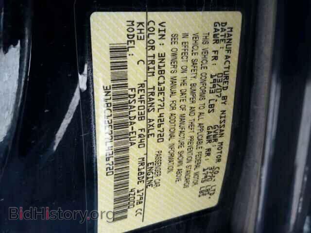 2007 NISSAN VERSA - VIN: 3N1BC13E77L426720 - Фото 10
