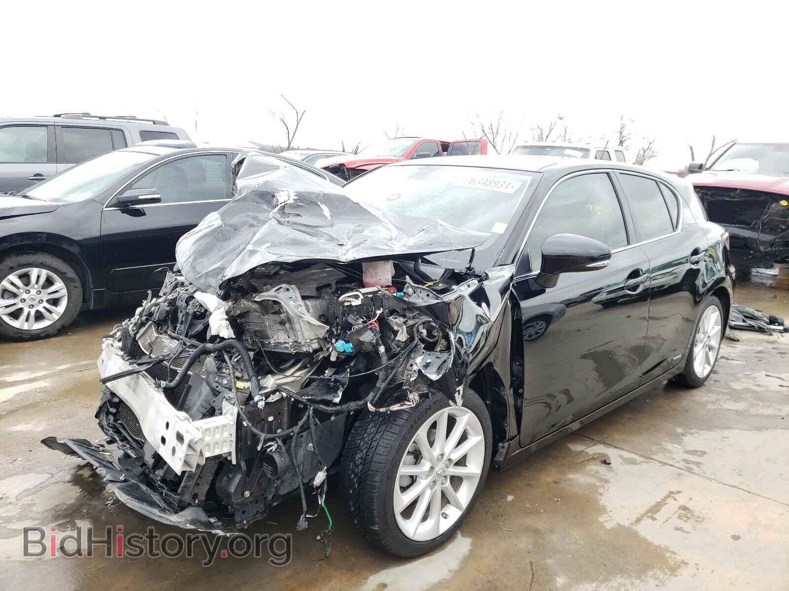 2012 LEXUS CT 200 - VIN: JTHKD5BH2C2052623 - Фото 2