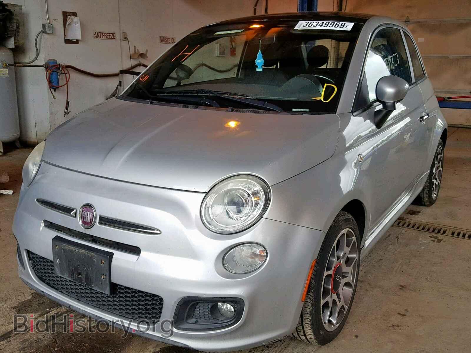 2012 FIAT 500 - VIN: 3C3CFFBRXCT125643 - Фото 2