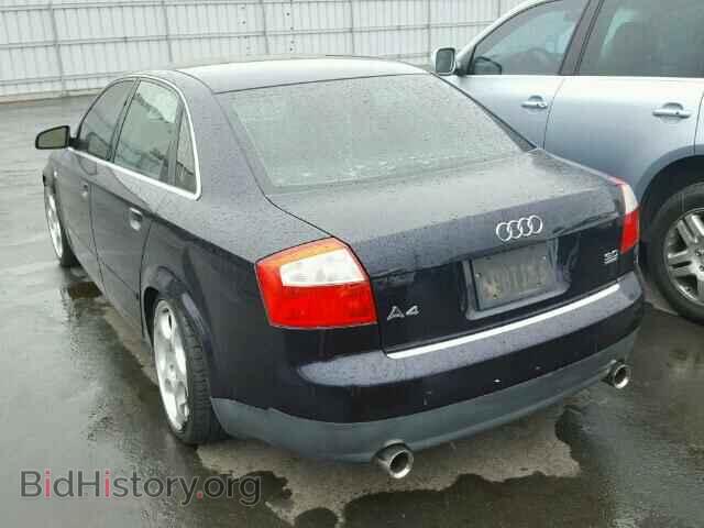 2002 AUDI A4 - VIN: WAULT68E12A176430 - Фото 3
