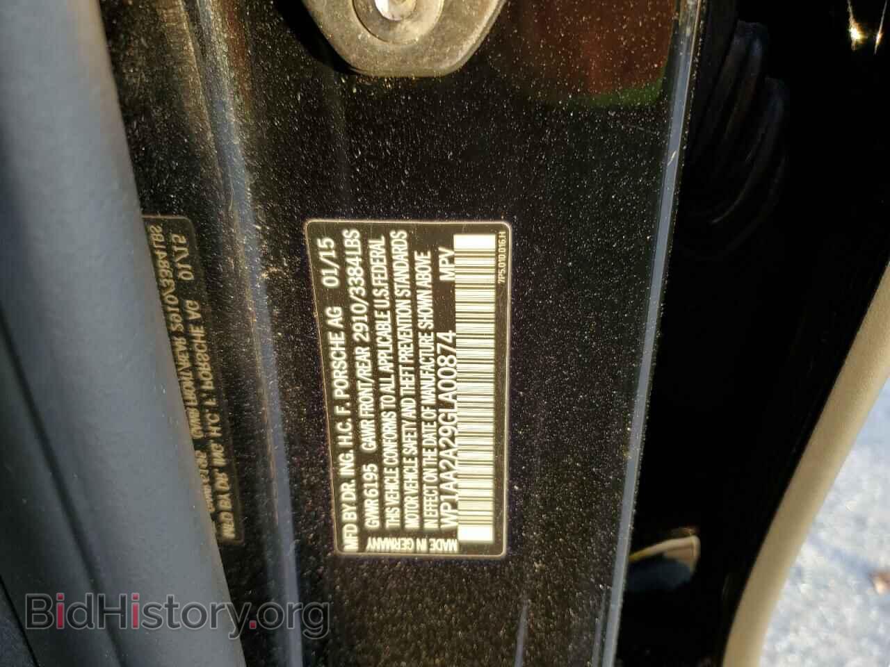 2016 PORSCHE CAYENNE - VIN: WP1AA2A29GLA00874 - Фото 13