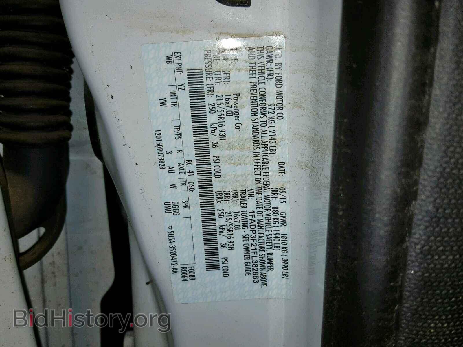 2015 FORD FOCUS SE - VIN: 1FADP3F21FL382883 - Фото 10