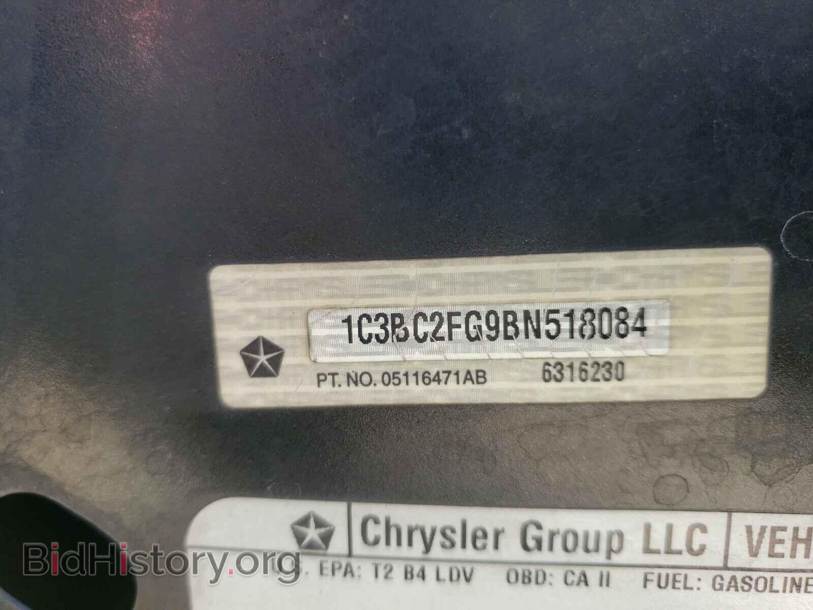 2011 CHRYSLER 200 - VIN: 1C3BC2FG9BN518084 - Фото 10