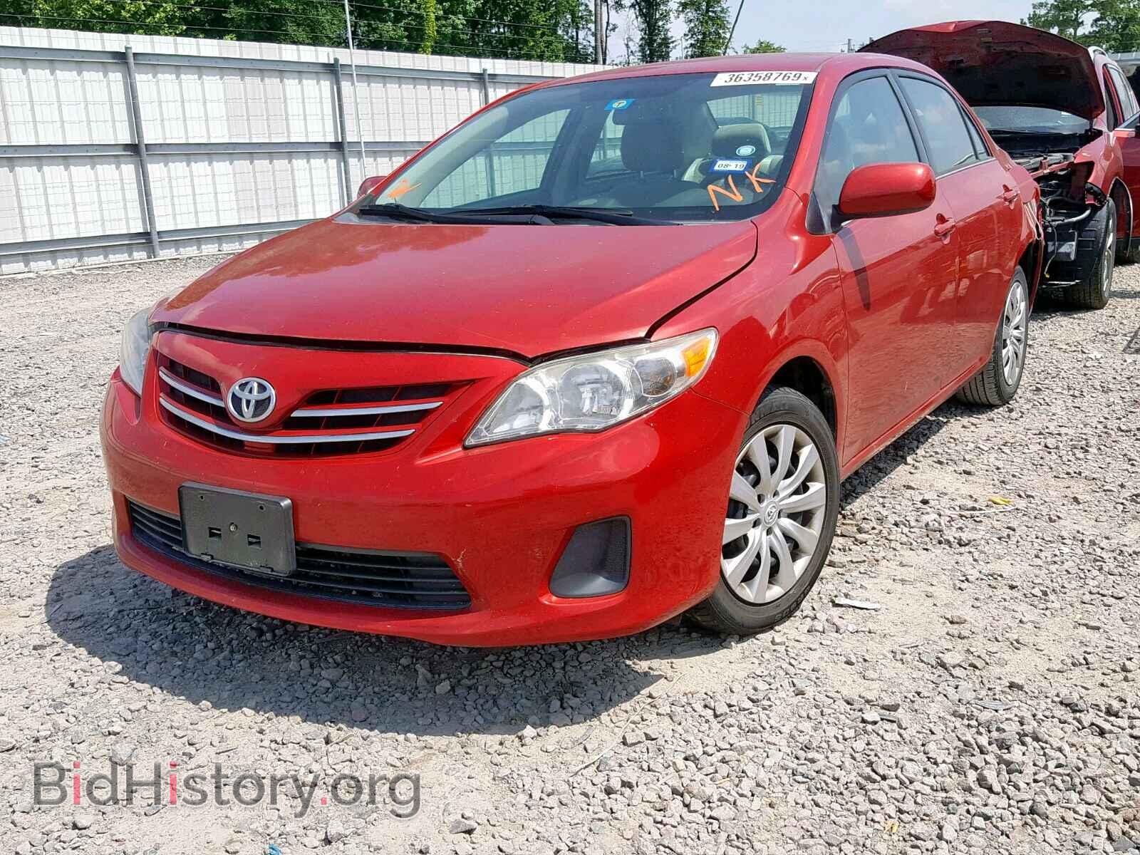 2013 TOYOTA COROLLA BA - VIN: 5YFBU4EEXDP199563 - Фото 2