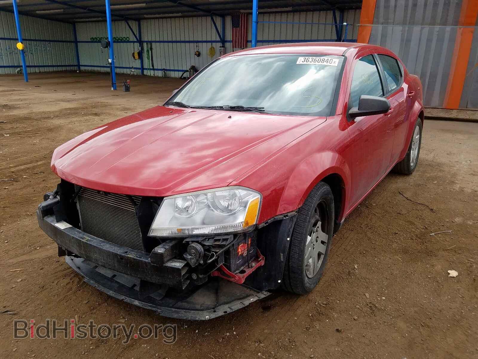 2012 DODGE AVENGER - VIN: 1C3CDZAB8CN223775 - Фото 2