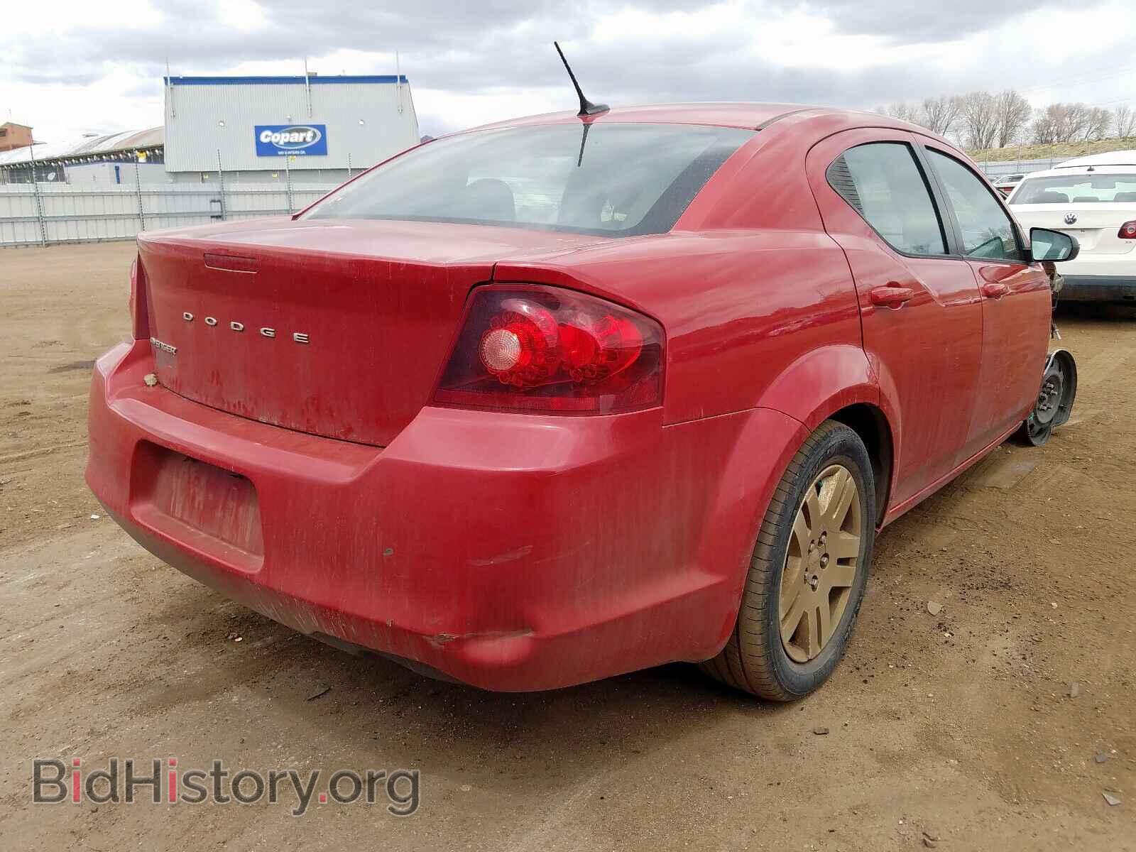 2012 DODGE AVENGER - VIN: 1C3CDZAB8CN223775 - Фото 4