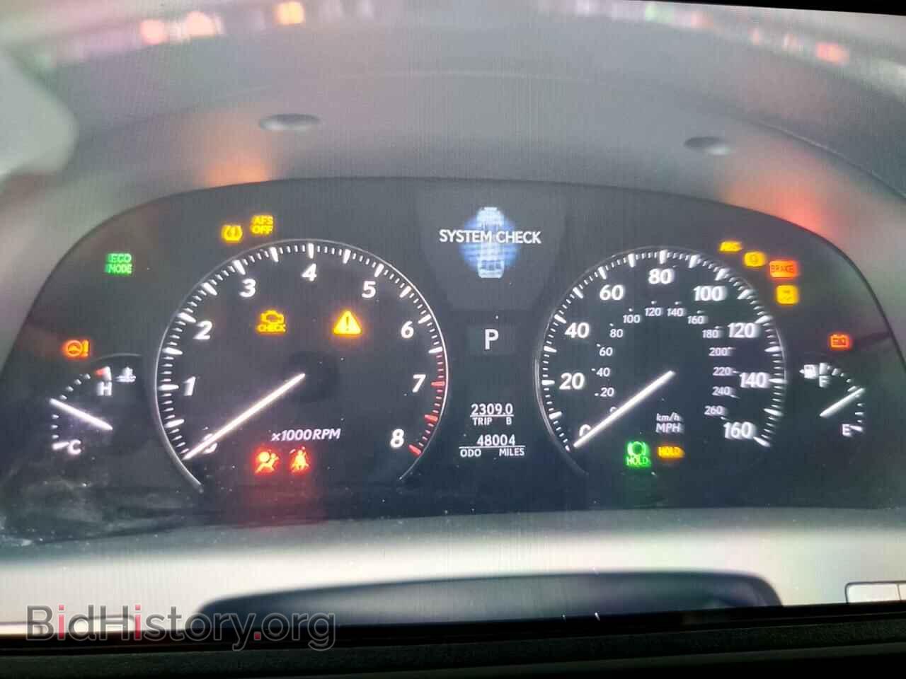2012 LEXUS LS460 - VIN: JTHCL5EFXC5015321 - Photo 9
