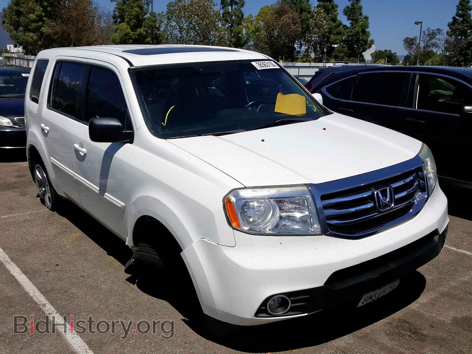 Photo 5FNYF3H79CB022587 - HONDA PILOT 2012