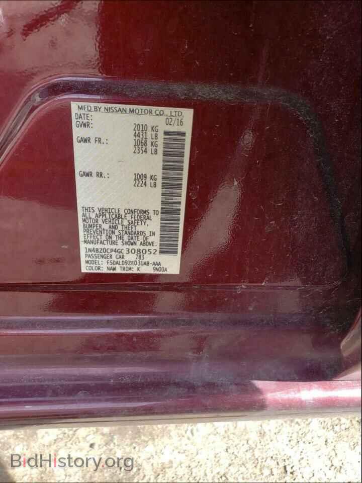2016 NISSAN LEAF - VIN: 1N4BZ0CP4GC308052 - Фото 10
